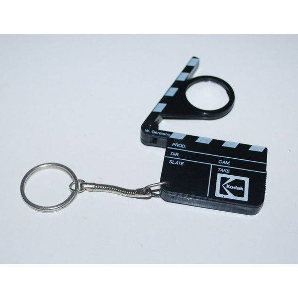 Eastman Kodak Keychain Magnifier Directors Clap Cut Board & Pin Motion Picture P - Picture 2 of 5